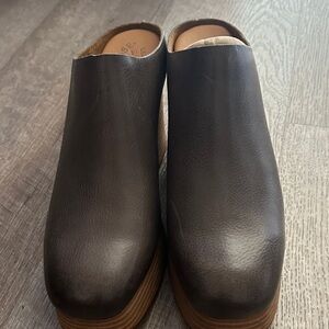 Kork-Ease Dark Brown Leather Slip-On Loafers